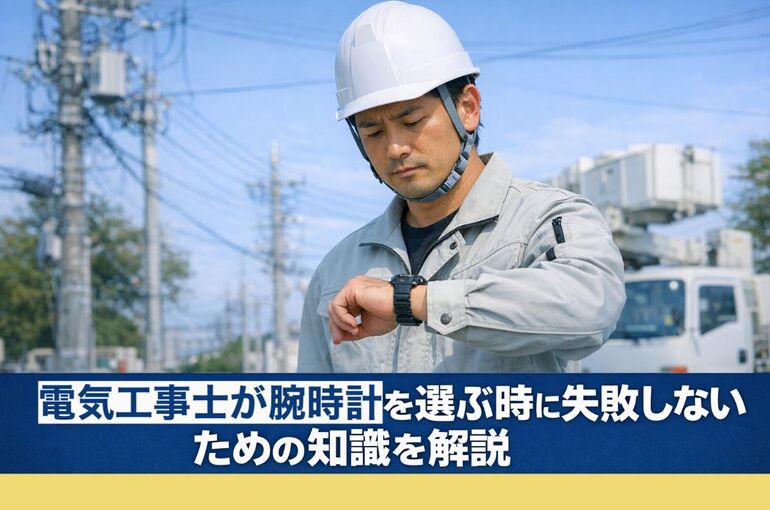 12電気工事士 腕時計