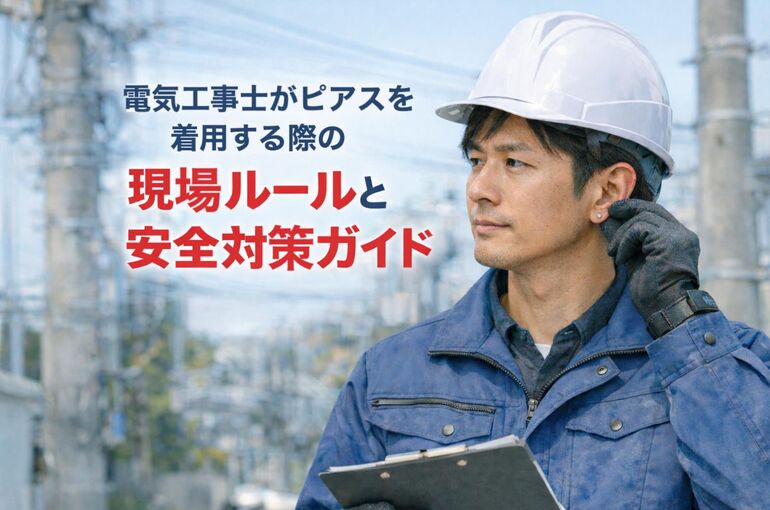 18 電気工事士 ピアス