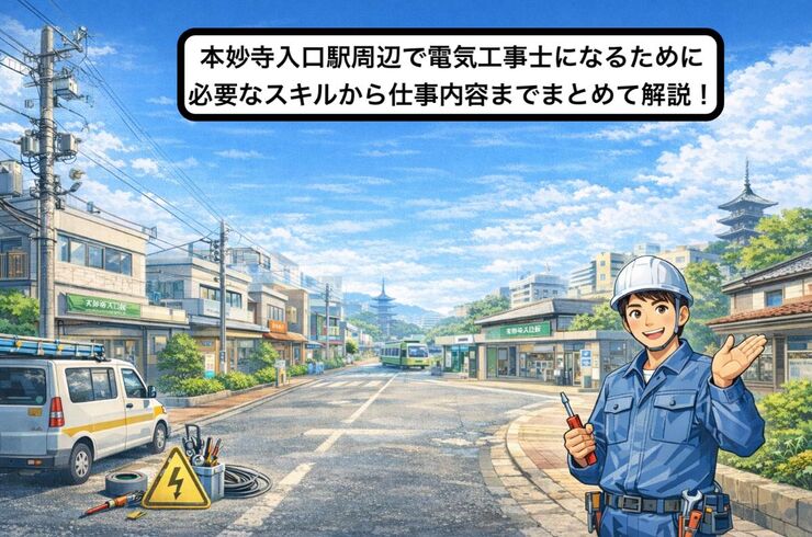 30 本妙寺入口駅 電気工事士