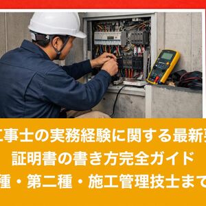 12電気工事士 実務経験