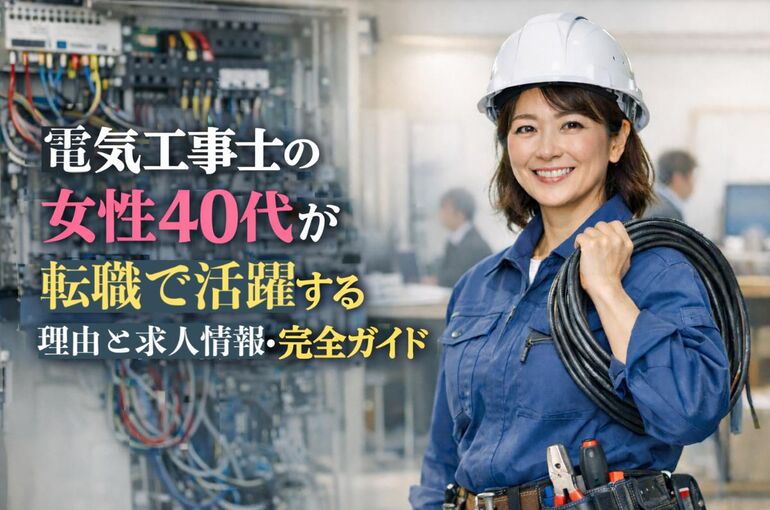 23 電気工事士 女性 40代